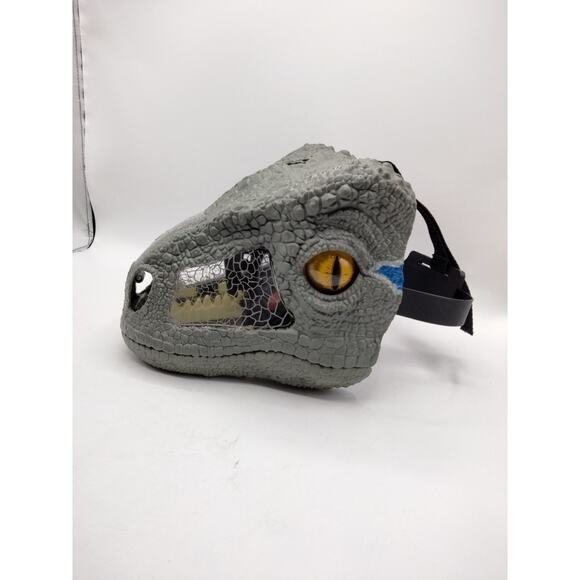 Jurassic World Dinosaur Chomp 'n Roar Mask Velociraptor Blue Raptor Cosplay - Picture 2 of 4